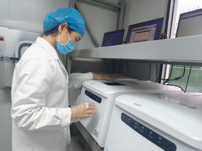 日檢能力可達27萬人份 項城核酸檢測能力即將實現大提升